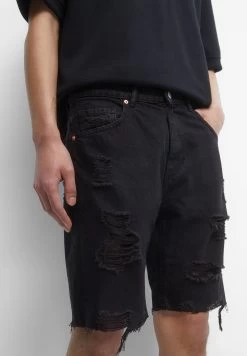 PULL & BEAR Jeansshort - Black -PULL BEAR Winkel b88ce582948d4f40aeff5ae402157fdd