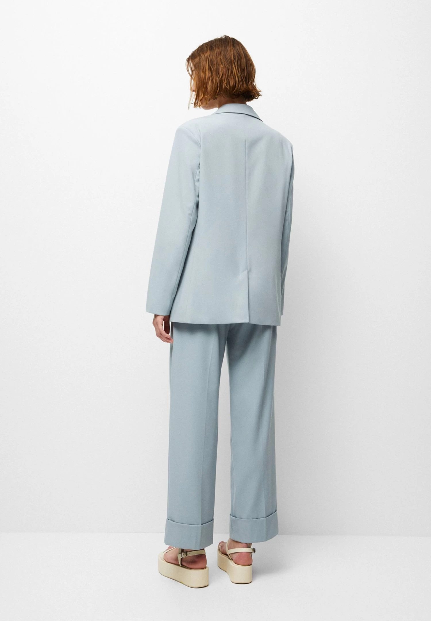 PULL & BEAR Basic - Blazer - Blue / Grey 3 PULL & BEAR Basic - Blazer - Blue / Grey - Afbeelding 3