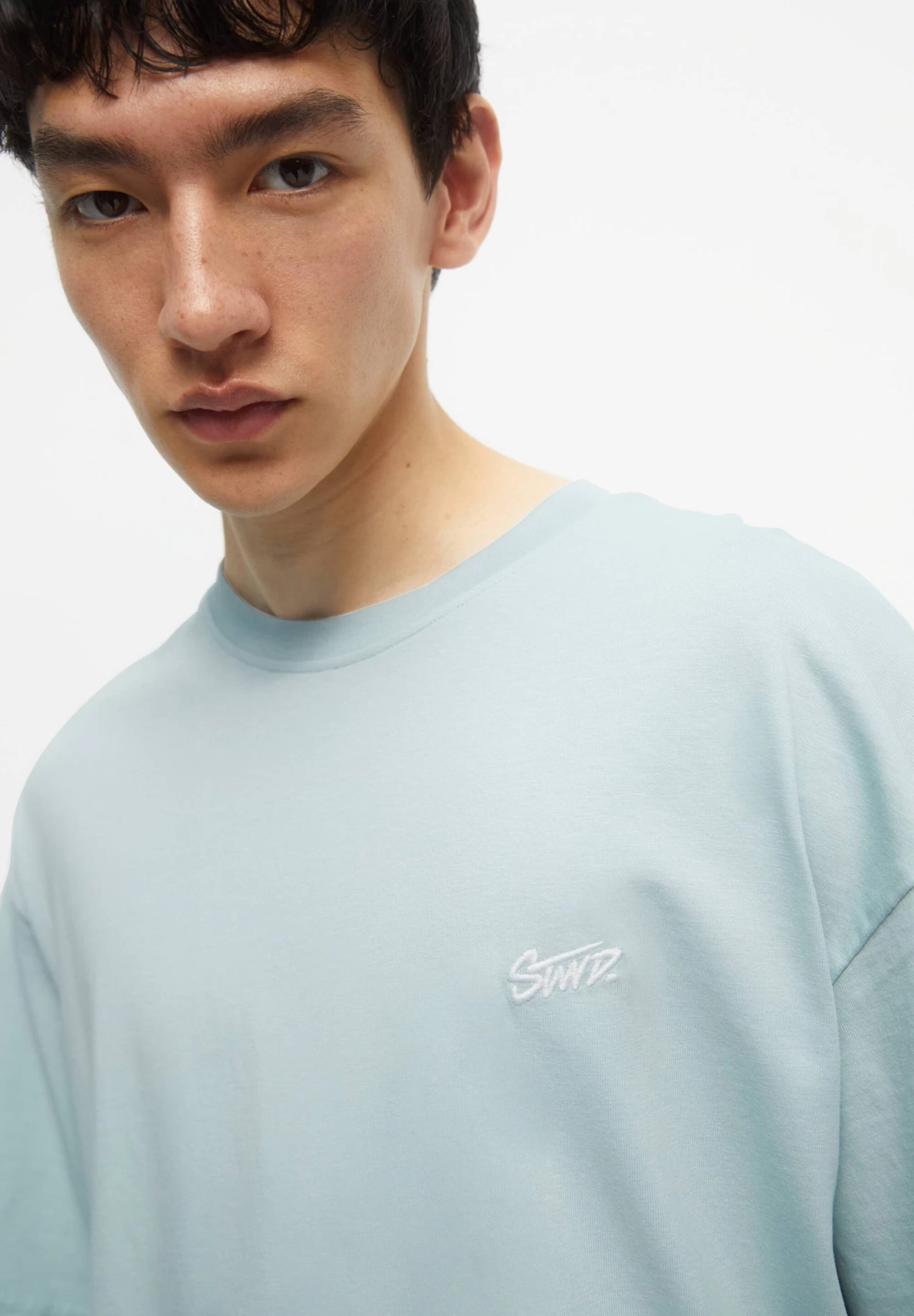 PULL & BEAR With Stwd Logo - T-Shirt Basic - Mint 4 PULL & BEAR With Stwd Logo - T-Shirt Basic - Mint - Afbeelding 4