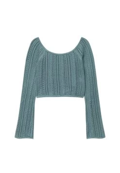 PULL & BEAR Off-The-Shoulder- Trui - Mint 9 PULL & BEAR Off-The-Shoulder- Trui - Mint -PULL BEAR Winkel ba754720152f4ee5ac79ba76fae5f1c2