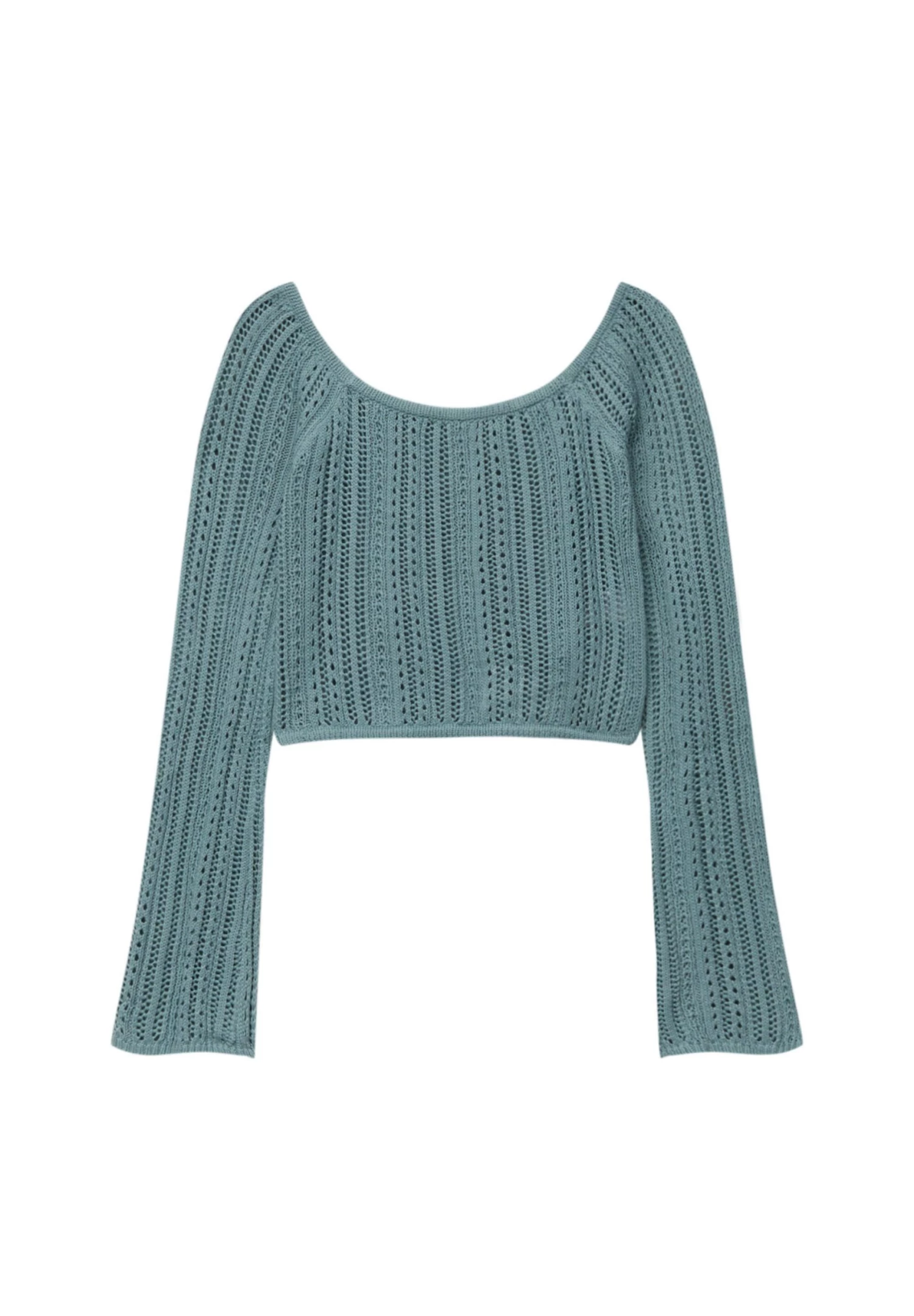 PULL & BEAR Off-The-Shoulder- Trui - Mint 5 PULL & BEAR Off-The-Shoulder- Trui - Mint - Afbeelding 5