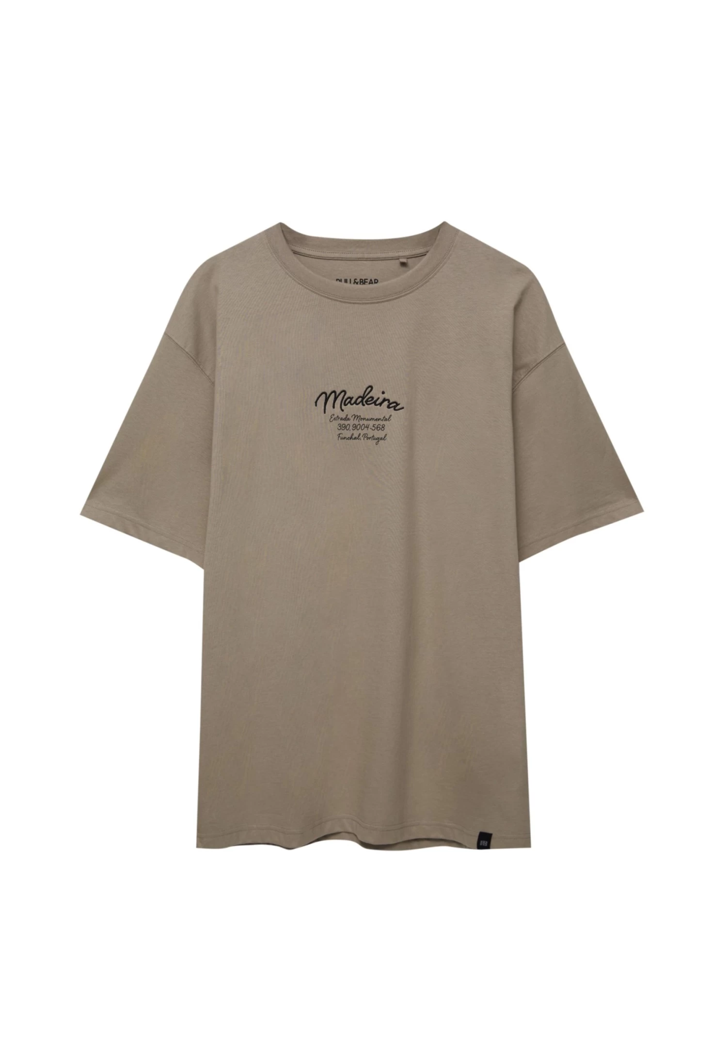 PULL & BEAR Short Sleeve City - T-Shirt Print - Brown 6 PULL & BEAR Short Sleeve City - T-Shirt Print - Brown - Afbeelding 6