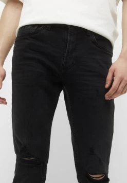PULL & BEAR Basic- Slim Fit Jeans - Mottled Dark Grey 10 PULL & BEAR Basic- Slim Fit Jeans - Mottled Dark Grey -PULL BEAR Winkel baea57648ada420a904c2e008c33ab74
