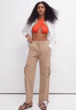 PULL & BEAR Rustic - Cargobroek - Camel -PULL BEAR Winkel bafa6e8a2551459192579e32b4439371