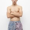 PULL & BEAR Patchwork Trunks - Zwemshorts - Lilac