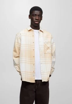 PULL & BEAR Check - Overhemd - Orange