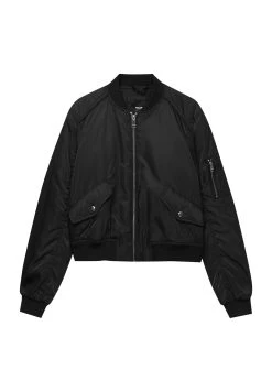 PULL & BEAR Zipped Basic- Bomberjacks - Black 9 PULL & BEAR Zipped Basic- Bomberjacks - Black -PULL BEAR Winkel bb9a77fc712b42b9805d4104bc4806f5