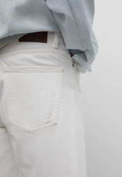 PULL & BEAR Bermuda With Ripped Legs - Jeansshort - White Denim -PULL BEAR Winkel bb9dbba57c86404db38dd0e1c48edf3b