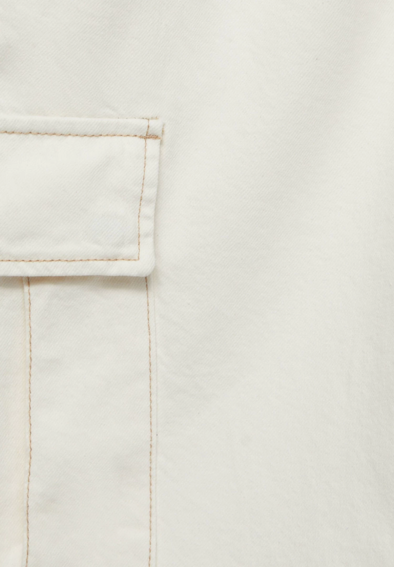 PULL & BEAR Waistband - Jeansshort - Beige 8 PULL & BEAR Waistband - Jeansshort - Beige - Afbeelding 8