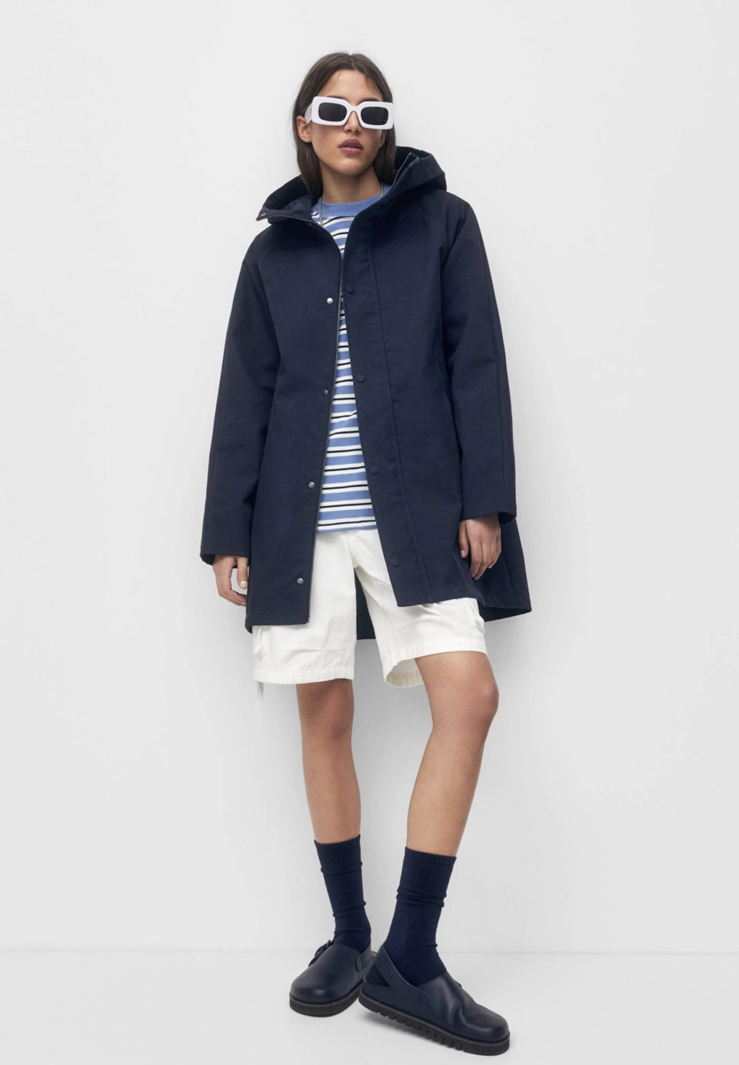 PULL & BEAR Parka - Dark Blue 2 PULL & BEAR Parka - Dark Blue - Afbeelding 2