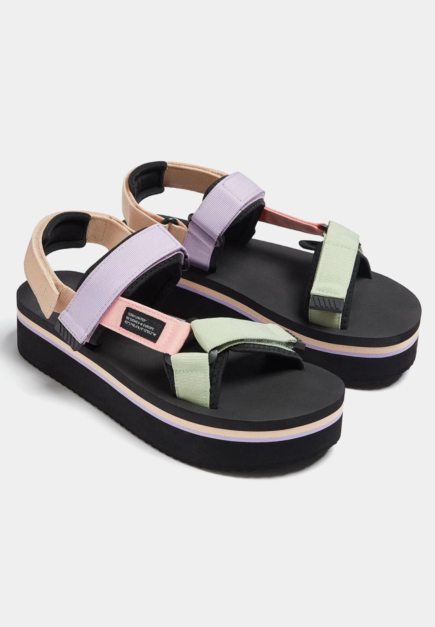 PULL & BEAR Technical - Muiltjes - Mottled Beige 2 PULL & BEAR Technical - Muiltjes - Mottled Beige - Afbeelding 2