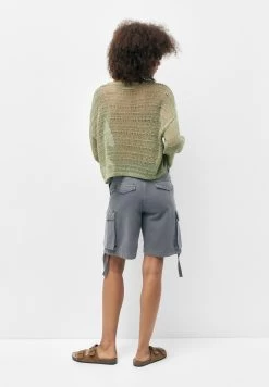 PULL & BEAR Open With Drawstring - Trui - Khaki -PULL BEAR Winkel bd0dd3e3948b4032ae20969a5e0ea00a
