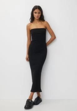 PULL & BEAR Strapless- Maxi-Jurk - Black -PULL BEAR Winkel bd91a8ea733e4941b47609ac9185690e