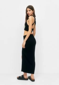 PULL & BEAR Midi With Slit - Kokerrok - Black 10 PULL & BEAR Midi With Slit - Kokerrok - Black -PULL BEAR Winkel bdc41ec9436a40979154f50a76e336f7