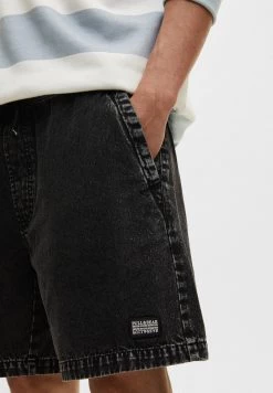 PULL & BEAR Jeansshort - Mottled Black -PULL BEAR Winkel be117ca51d4246fcbb4d5e2acd40377b