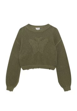 PULL & BEAR Trui - Dark Green -PULL BEAR Winkel be384f7fc7824b9d93309bde9a95554a