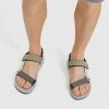 PULL & BEAR Flat Hook-And-Loop Strap- Outdoorsandalen - Grey