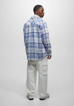 PULL & BEAR Rustic Check - Lichte Jas - Blue 9 PULL & BEAR Rustic Check - Lichte Jas - Blue -PULL BEAR Winkel c000795da62447df8ff48ac9e0c0ed9b