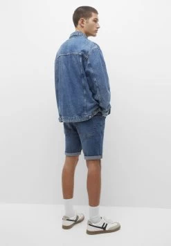 PULL & BEAR Jeansshort - Dark Blue Denim -PULL BEAR Winkel c1231c7bdced4f6986053a874d121dce