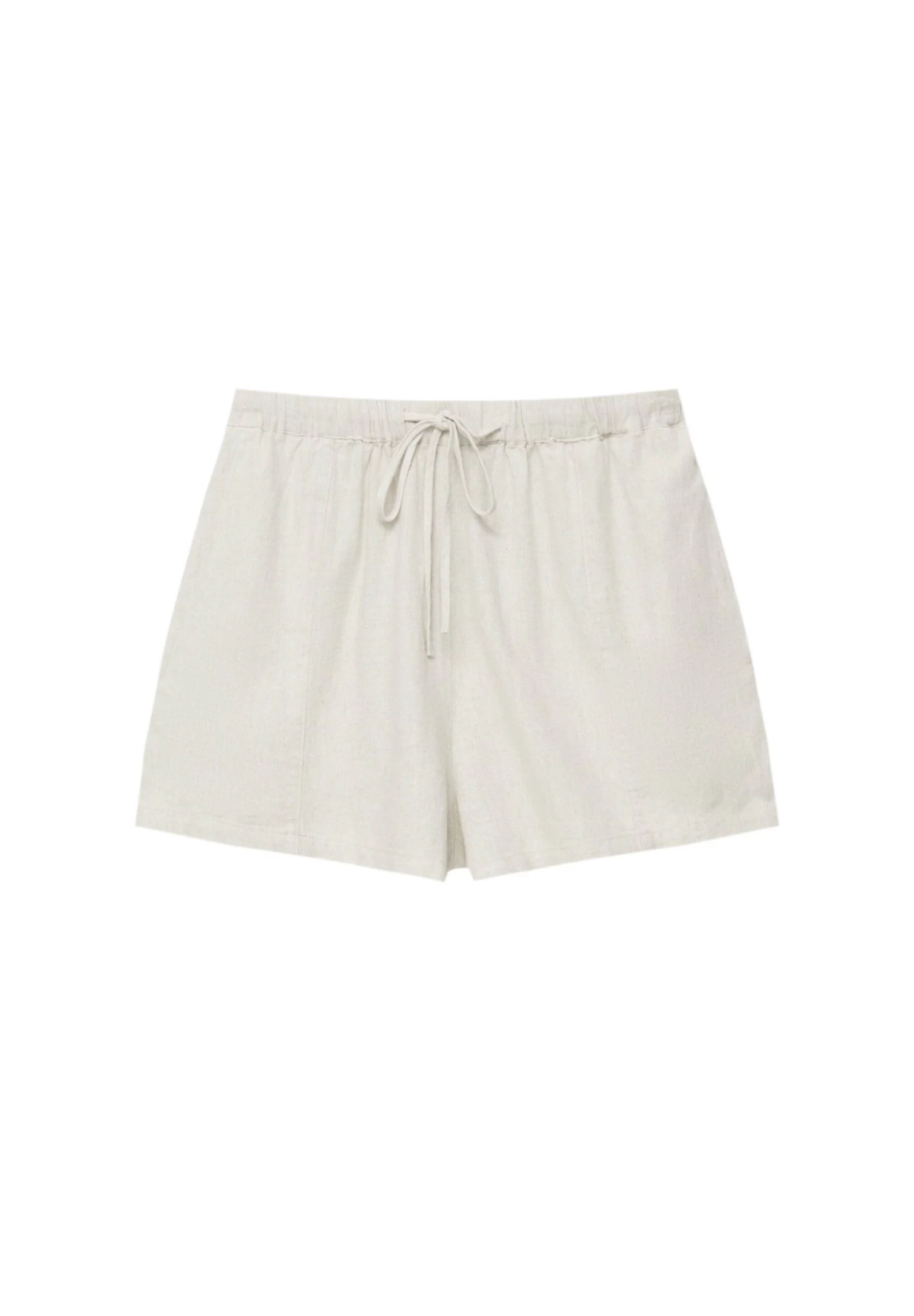 PULL & BEAR Flowing Rustic With Elasticated Waistband - Shorts - Sand 6 PULL & BEAR Flowing Rustic With Elasticated Waistband - Shorts - Sand - Afbeelding 6