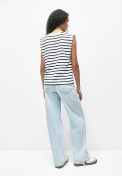 PULL & BEAR Striped Sleeveless - Top - White 8 PULL & BEAR Striped Sleeveless - Top - White -PULL BEAR Winkel c2499527eefc4888842677ab069780fd