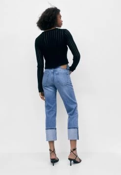 PULL & BEAR Straight Leg Jeans - Blue Denim -PULL BEAR Winkel c2f31ac40e004211af91bc09e34fd6bf