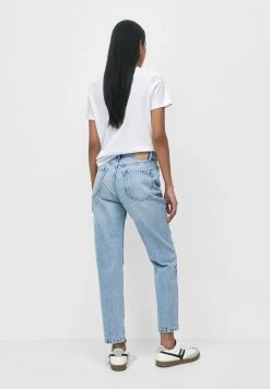 PULL & BEAR Ripped- Straight Leg Jeans - Stone Blue Denim -PULL BEAR Winkel c32151706b564f85a87f8230a5154ad2