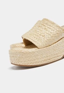 PULL & BEAR Platform - Muiltjes Met Hak - Nude -PULL BEAR Winkel c35ef8ce78604ce7aa5bdcab293304f7