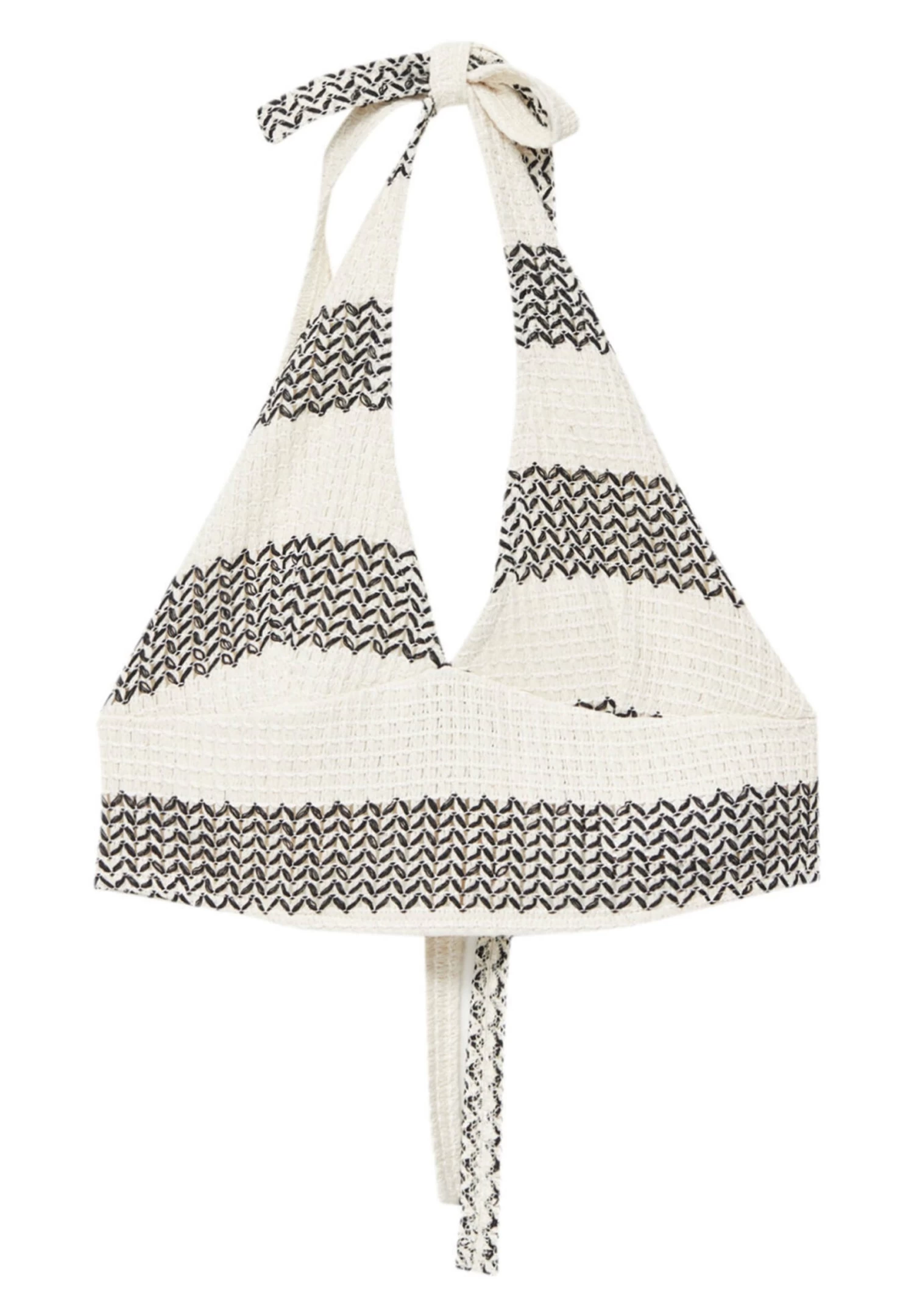 PULL & BEAR Crochet-Crop - Top - Beige 5 PULL & BEAR Crochet-Crop - Top - Beige - Afbeelding 5