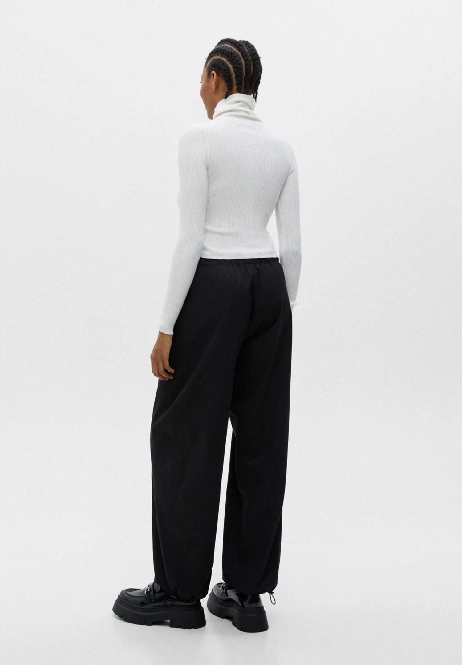 PULL & BEAR Turtleneck - Trui - White 3 PULL & BEAR Turtleneck - Trui - White - Afbeelding 3