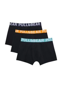 PULL & BEAR 3-Pack Of Boxers - Onderbroeken - Black