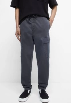 PULL & BEAR With Pockets - Trainingsbroek - Dark Grey