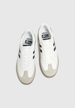 PULL & BEAR Contrast Retro - Sneakers Laag - White -PULL BEAR Winkel c8f69d3270cf43cf8a7c9de4cf6dacf9