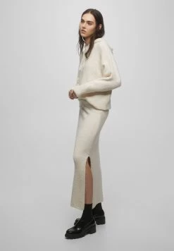 PULL & BEAR Rustic - Hoodie - Mottled Beige -PULL BEAR Winkel c9633328d769476e90a01386bfa91122