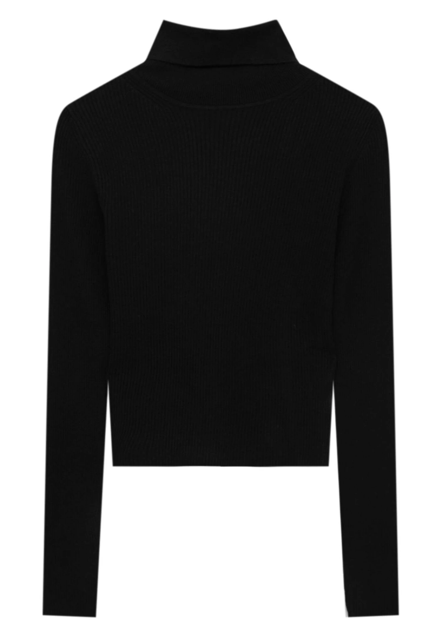 PULL & BEAR Turtleneck - Trui - Black 6 PULL & BEAR Turtleneck - Trui - Black - Afbeelding 6