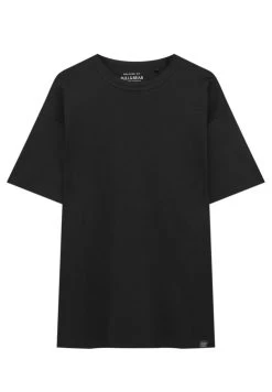 PULL & BEAR Heavy Weight - T-Shirt Basic - Mottled Black -PULL BEAR Winkel ca4fafe1fc6f42c1a4e1d35fa7b3da89