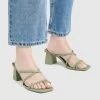 PULL & BEAR With Straps - Sandalen - Green