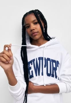 PULL & BEAR Newport Varsity - Hoodie - White -PULL BEAR Winkel cb26d0b14bfd48f1ba1177d113d02862