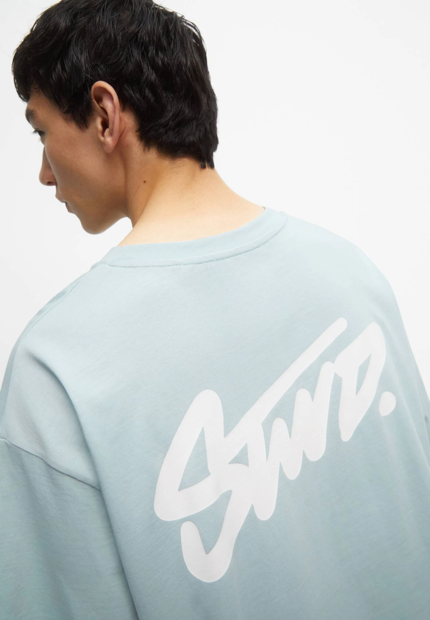 PULL & BEAR With Stwd Logo - T-Shirt Basic - Mint 5 PULL & BEAR With Stwd Logo - T-Shirt Basic - Mint - Afbeelding 5