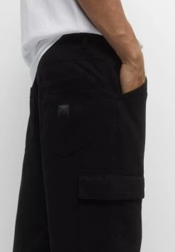 PULL & BEAR Wide-Leg - Cargobroek - Black -PULL BEAR Winkel cbf780f2189142c6a4ac4a72a2ae96aa