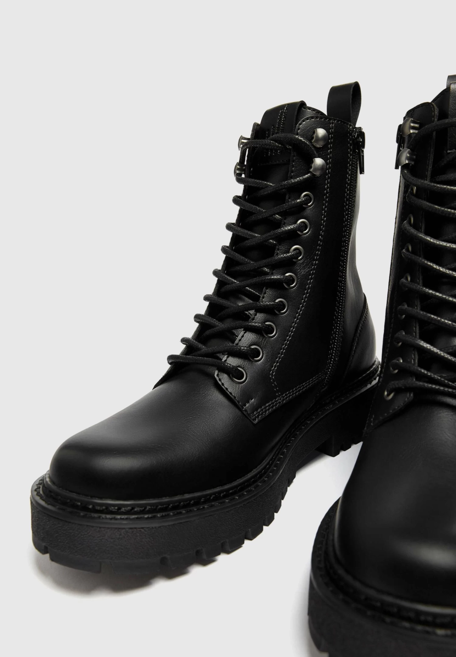 PULL & BEAR Track- Veterboots - Black 5 PULL & BEAR Track- Veterboots - Black - Afbeelding 5