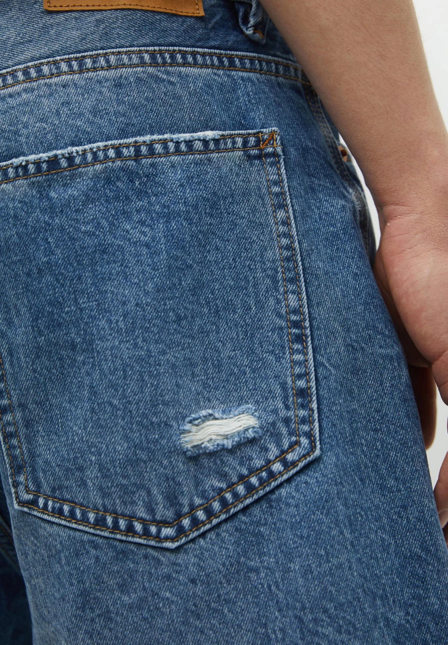 PULL & BEAR Bermuda - Jeansshort - Blue Denim 5 PULL & BEAR Bermuda - Jeansshort - Blue Denim - Afbeelding 5