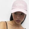 PULL & BEAR Embroidered Slogan - Pet - Pink