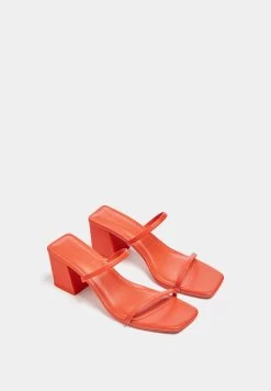 PULL & BEAR With Straps - Muiltjes Met Hak - Orange -PULL BEAR Winkel cf26589e12894767828f860f5939e20b