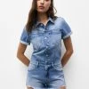 PULL & BEAR Jumpsuit - Blue Denim