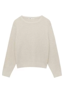 PULL & BEAR Soft - Trui - Beige -PULL BEAR Winkel d28a3cc2df4740fa98d2ee0a7efc620b