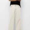 PULL & BEAR Baggy Extra Wide-Leg- Straight Leg Jeans - Beige