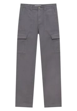 PULL & BEAR Cargobroek - Dark Grey -PULL BEAR Winkel d348d8f6a7a54d979c1baa9910709c69