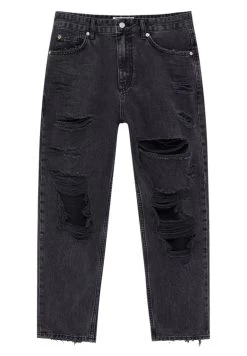 PULL & BEAR With Ripped Detailing - Relaxed Fit Jeans - Mottled Dark Grey 17 PULL & BEAR With Ripped Detailing - Relaxed Fit Jeans - Mottled Dark Grey -PULL BEAR Winkel d3f769c09bd34ea7ae2e1975ecaab904