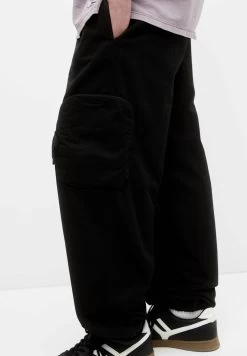 PULL & BEAR Joggers In Technical Fabric - Cargobroek - Black -PULL BEAR Winkel d40939e4e80d41aebb52f8746dad59d0